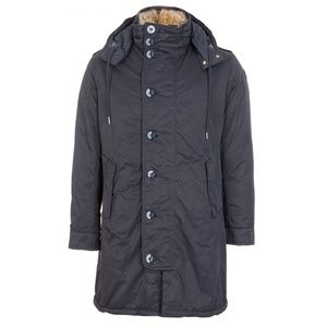 ARMANI JEANS - Parka/Trench - Navy Blue